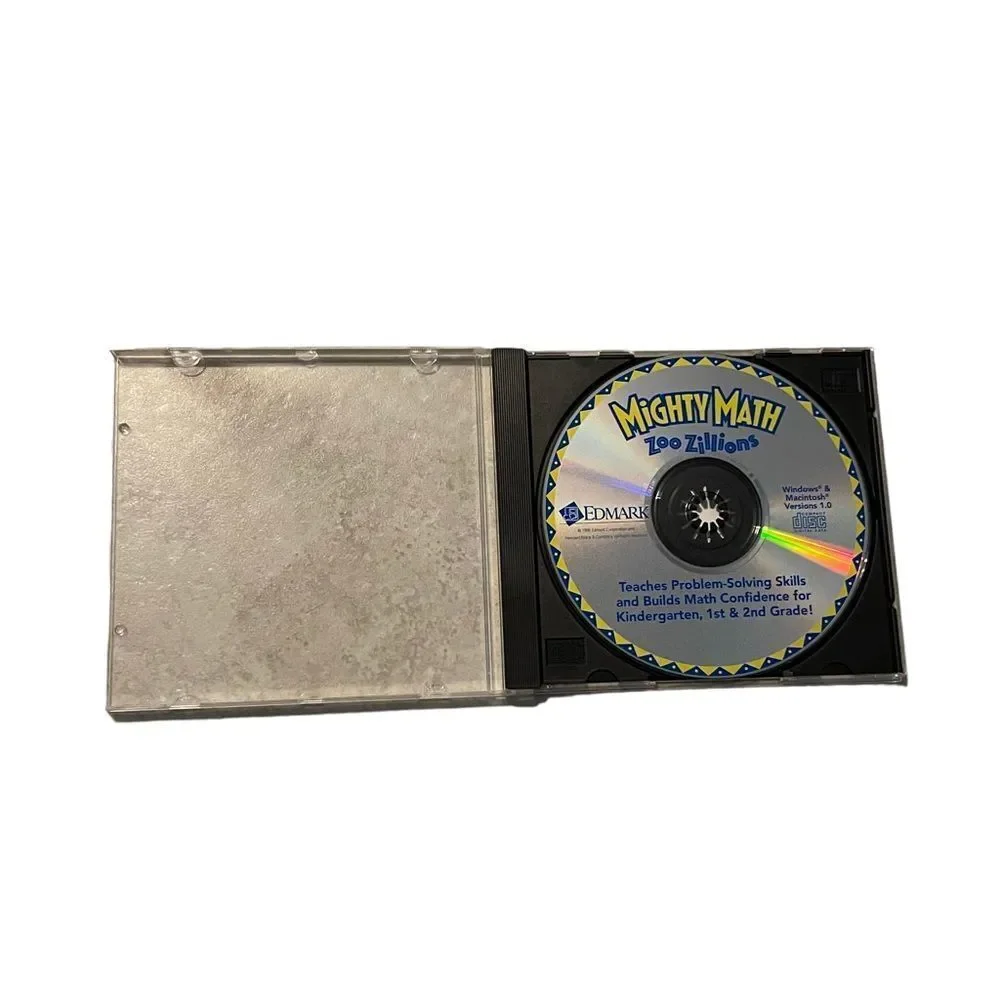 10/$25🦋 Set of Three Edmark Mighty Math Learning CD-ROMs